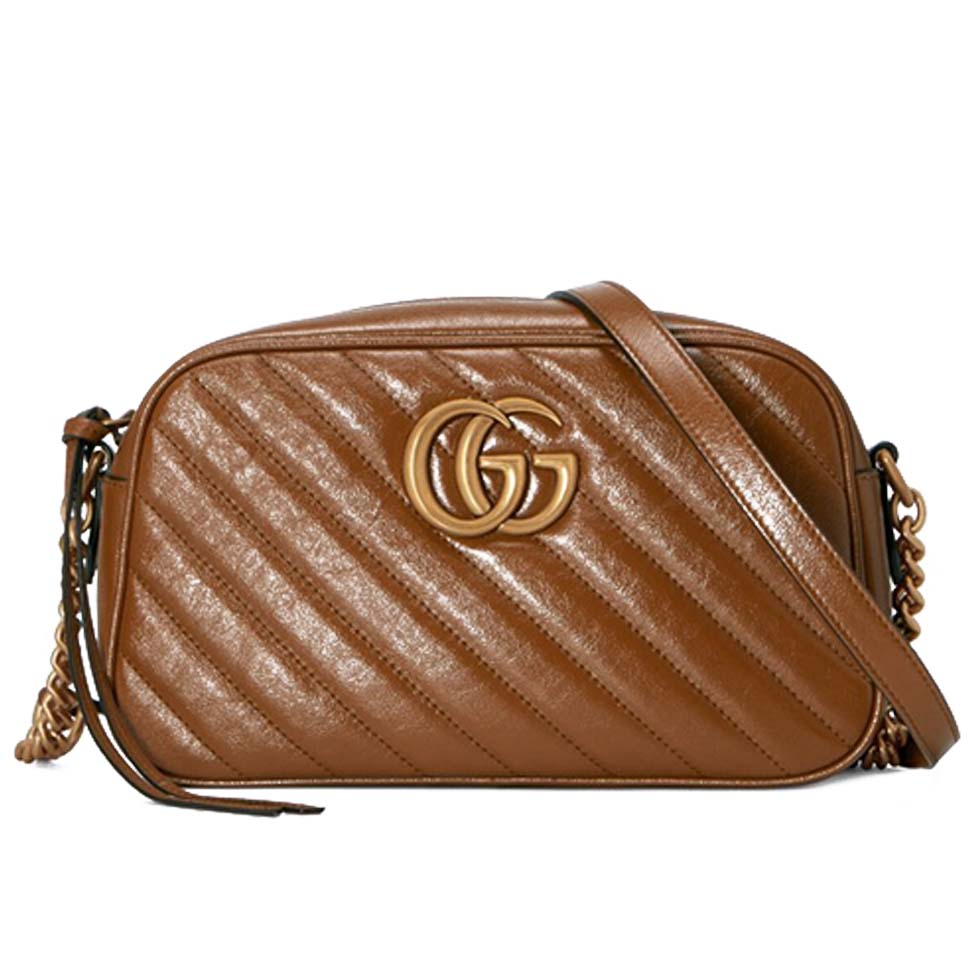 GUCCI MARMONT SMALL MATELASSÉ SHOULDER BAG 447632 （24*13*7cm）